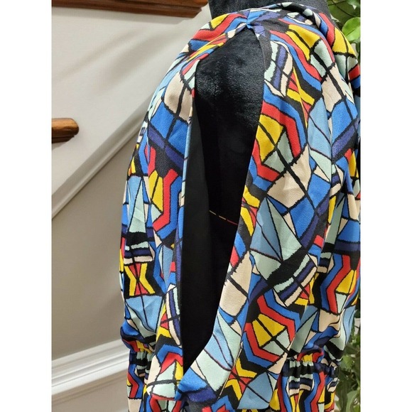 Jessica Simpson Womens Multicolor Polyester Round Neck Knee Length Dress Size XS - Picture 11 of 11